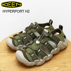 ★4/20限定！P最大26.5倍！要エントリー★【返品交換送料無料】KEEN キーン HYPERPORT H2 ハイパーポート エイチツー Martini Olive/Plaza Taupe マティーニ オリーブ/プラザトープ アウトドア フェス 靴 サンダル シューズ スニーカー メンズ