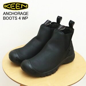 11/30IPő31{ő100|CgobNIHyԕizKEEN L[ ANCHORAGE BOOTS 4 WP AJbWu[c 4 EH[^[v[tBLACK/BLACK ubN/ubN C V[Y WINTER 