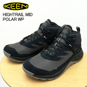 ő100|CgobNI?vGg[IyԕizKEEN L[ Y HIGHTRAIL MID POLAR WP nCgC ~bh|[[ EH[^[v[t BLACK/STEEL GREY ubN/XeB[O