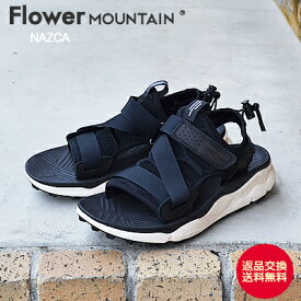 ★5/25限定！最大100％ポイントバック!?要エントリー★【返品交換送料無料】Flower MOUNTAIN フラワー マウンテン NAZCA ナスカ BLACK ブラック アウドドア サンダル 靴 スニーカー シューズ