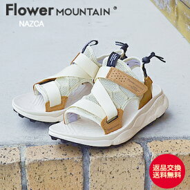 ★5/30限定！P最大28倍！要エントリー★【返品交換送料無料】Flower MOUNTAIN フラワー マウンテン NAZCA ナスカ IVORY アイボリー アウドドア サンダル 靴 スニーカー シューズ