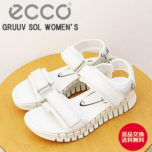 11/5IPő31{ő100|CgobNIHyԕizECCO GR[ GRUUV SOL WOMENfS O[u \ EBY WHITE zCg RtH[g Xgbv SANDAL T_ AEg