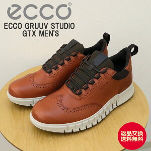 ő100|CgobNIHvGg[yԕizECCO GR[ ECCO GRUUV STUDIO GTX MEN'S O[u X^WI SAebNX Y BROWN uE C Xj[J[ JWA V[