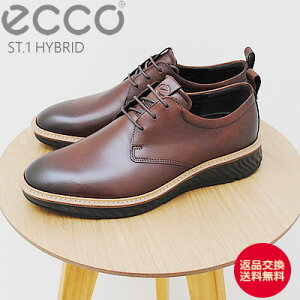11/15IPő36{ő100|CgobNIHyԕizECCO GR[ ST.1 HYBRID Plain Toe Tie nCubg v[ gD ^C COGNAC RjbN C Xj[J[ rWlX V[Y