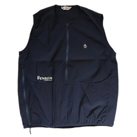 ★5/25限定！最大100％ポイントバック!?要エントリー★【即納】Penguin by Munsingwear ペンギン バイ マンシングウェア UTILITY PULLOVER VEST ユーティリティ プルオーバー ベスト NAVY ネイビー メンズ 【正規取扱店】