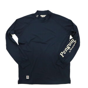 9/25IPő22{ő100|CgobNIH30OFFy[zPenguin by Munsingwear yM oC }VOEFA STRETCH LONG SLEEVE MOCK NECK Xgb` OX[u bNlbN NAVY 