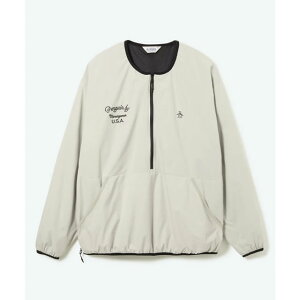 y[zPenguin by Munsingwear yM oC }VOEFA 4WAY STRETCH BRUSHED MESH LINING PULLOVER Xgb` ubVh bV CjO vI[o[ BEIGE x[W BLACK ubN vI[