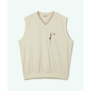 y[zPenguin by Munsingwear yM oC }VOEFA UTILITY NYLON RIPSTOP VEST [eBeB iC bvXgbv xXg BEIGE x[W BLACK ubN vI[o[ VlbN Y S