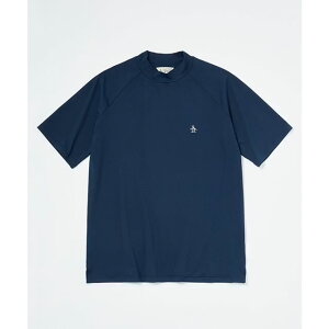 11/20IPő40{ő100|CgobNIHy[zPenguin by Munsingwear yM oC }VOEFA Mock neck Graphic Shirt bN lbN OtBbN Vc WHITE zCg NAVY lC