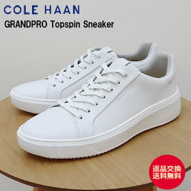 ★5/23-27★P最大48倍！要エントリー★【返品交換送料無料】COLE HAAN コールハーン GRANDPRO Topspin Sneaker グランドプロ トップスピン スニーカー OPTIC WHITE/OPTIC WHITE オプティックホワイト/オプティックホワイト メンズ 靴 シューズ【あす楽対応】