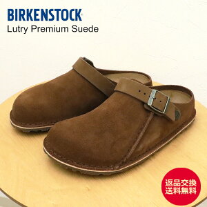 ő100|CgobNIHvGg[IyԕizBIRKENSTOCK rPVgbN LUTRY PREMIUM SUEDE g[ v~A XG[h DARK TEA _[NeB[ Y fB[X N