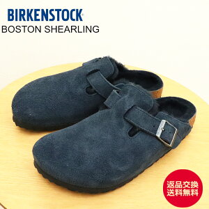 yԕizBIRKENSTOCK rPVgbN BOSTON SHEARLING {Xg VAO NEW NAVY j[lCr[ Y fB[X NbO V[Y RtH[g T_ ItBX  