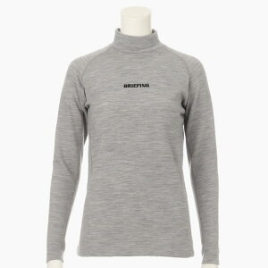 ő100|CgobNIHvGg[Iy[zBRIEFING GOLF u[tBO St HOL WS WOOL HEAT UNDER SHIRT EBY E[ q[g A_[ Vc GRAY O[ Ci[ fB[X y