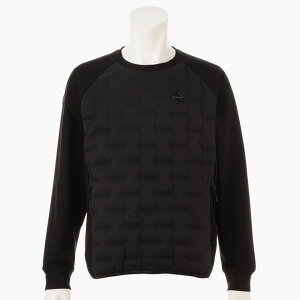 ő100|CgobNIHvGg[y[zBRIEFING GOLF u[tBO St MS HYBRID DOWN CREWNECK Y nCubh _E N[lbNBLACK ubN CHARCOAL `R[ BEIGE x