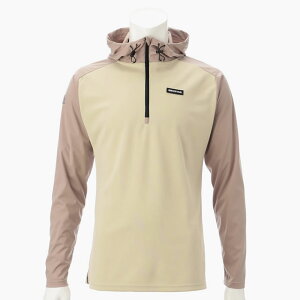 ★最大100%ポイントバック!?要エントリー★【即納】BRIEFING GOLF ブリーフィング ゴルフ ハーフジップ フーディ MS WR HALF ZIP HOODIE BEIGE ベージュ パーカー メンズ 【正規取扱店】ルフエ ruffue