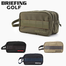 【即納】BRIEFING GOLF ブリーフィング ゴルフ DOUBLE ZIP POUCH STD ダブル ジップ ポーチ スタンダード BLACK ブラック TAN タン RANGER GREEN レンジャーグリーン NAVY ネイビー メンズ レディース　【正規取扱店】ルフエ ruffue ギフト プレゼント 贈り物