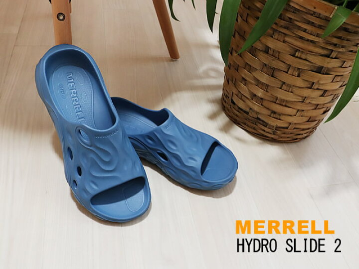Merrell Outdoor Slide Hydro Slide 2 Sandal Steel Blue M9 W11 Casual Water Beach Merrell Sandals for Men | eBay main image 4