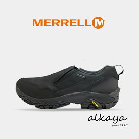 ★8/10限定！P最大39.5倍！＆最大100％ポイントバック！？ MERRELL メレル COLDPACK 3 THERMO MOC WATERPOOF コールドパック 3 サーモ モック ウォータープルーフ BLACK ブラック 靴 スニーカー コンフォート シューズ 防寒 防滑 ビブラム アークティックグリップ