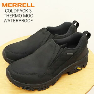��12/18����IP�ő�31�{���ő�100���|�C���g�o�b�N�I�HMERRELL ������ COLDPACK 3 THERMO MOC WATERPOOF �R�[���h�p�b�N 3 �T�[�� ���b�N �E�H�[�^�[�v���[�t BLACK �u���b�N �C �X�j�[�J�[ �R���t�H�[�g �V