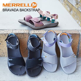 ★5/5限定！P最大36.5倍！要エントリー★★40％OFF★MERRELL メレル レディース BRAVADA BACKSTRAP ブラバーダ バックストラップ BLACK/ BURLWOOD/PALOMA ブラック/バールウッド/パロマ 靴 スニーカー ウィメンズ サンダル シューズ【あす楽対応】