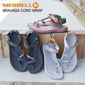 ★35％OFF★MERRELL メレル レディース BRAVADA CORD WRAP ブラバーダ コード ラップ BLACK/ MARRON/PALOMA ブラック/マロン/パロマ 靴 スニーカー ウィメンズ サンダル シューズ【あす楽対応】