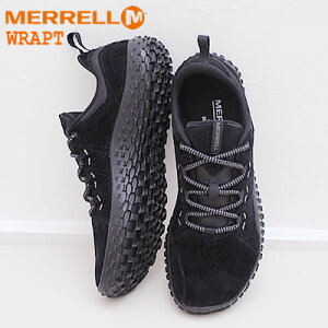 11/15IPő36{ő100|CgobNIHMERRELL  Y fB[X WRAPT vg BLACK/BLACK ubN/ubN C Xj[J[ AEghA RtH[g V[Y xAtbg M