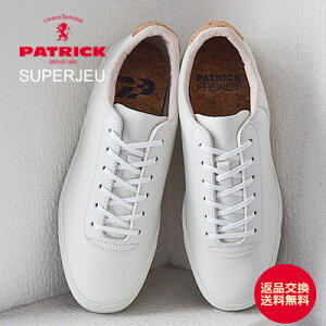 ��5/26����IP�ő�38�{���ő�100���|�C���g�o�b�N!?���y�ԕi�������������zPATRICK PROACT �p�g���b�N �v���A�N�g SUPERJEU �X�[�y���W�� WHT �z���C�g �C �X�j�[�J�[ �V���[�Y �����Y ���f�B�[�X �M�t