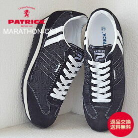 【返品交換送料無料】 PATRICK パトリック MARATHON-CST マラソン・セスタ BK ブラック 靴 スニーカー シューズ【あす楽対応】