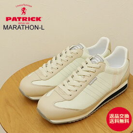 マラソン限定！ポイント最大100％バック！？要エントリー★【返品交換送料無料】PATRICK パトリック MARATHON-L マラソン・レザー MLK ミルク 靴 スニーカー シューズ【あす楽対応】