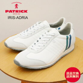 【返品交換送料無料】PATRICK パトリック IRIS-ADRIA アイリス・アドリア WHT ホワイト 靴 レザー スニーカー 軽量 軽いシューズ メンズ レディース ギフト プレゼント 贈り物