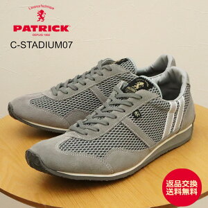 ��5/30����IP�ő�29�{���ő�100���|�C���g�o�b�N!?���y�ԕi�������������z PATRICK �p�g���b�N C-STADIUM07 �N�[���X�^�W�A�� 07 R-GRY ���t���N�^�[ �O���[ �C �X�j�[�J�[ �y�� �y���V���[�Y ���b�V