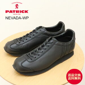★10/25限定!P最大31倍&最大100%ポイントバック!?【返品交換送料無料】PATRICK パトリック NEVADA-WP ネバダ・ウォータープルーフ BLK ブラック 靴 スニーカー シューズ【楽ギフ_包装】