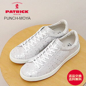 ��5/25����IP�ő�39�{���ő�100���|�C���g�o�b�N!?���y�ԕi�������������zPATRICK �p�g���b�N PUNCH-MOYA �p���`�E���� WHT �z���C�g ���I�p�[�h �q���E�� �C �X�j�[�J�[ �V���[�Y �����Y ���f�B�[