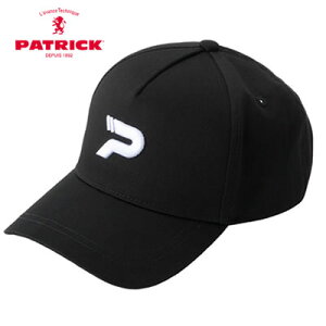 ★最大100%ポイントバック!?要エントリー★PATRICK GOLF パトリック ゴルフ P CAP P キャップ BLK ブラック 帽子 キャップ