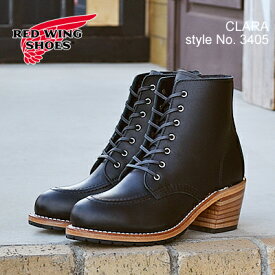 ★5/10限定！P最大27.5倍！要エントリー★【返品交換送料無料】RED WING レッドウィング 3405 WOMEN'S MODERN CLARA ウィメンズ モダン クララ Black Boundary ブラック バウンダリー