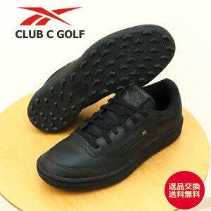 ��3/18����I�|�C���g�ő�31�{�I�v�G���g���[�I�y�ԕi�������������zReebok ���[�{�b�N CLUB C GOLF �N���u �V�[ �S���t BLACK/GRAY �u���b�N/�O���[ �C �X�j�[�J�[ �X�p�C�N���X �S���t�V���[�Y ����