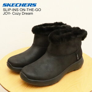 11/1IPő21{ő100|CgobNIHyԕizSKECHERS SLIP-INS XPb`[Y XbvCY ON-THE-GO JOY- Cozy Dream IUS[ WC-R[W[h[ ubN 