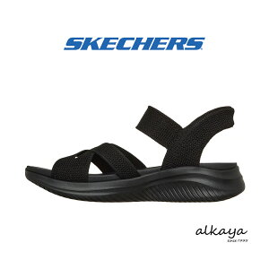 ��5/18����IP�ő�32�{���ő�100���|�C���g�o�b�N�I�H���y���������zSKECHERS SLIP-INS �X�P�b�`���[�Y �X���b�v�C���Y ULTRA FLEX 3.0 SANDAL �E���g�� �t���b�N�X 3.0 �T���_�� BBK BLACK KNIT �u���b�N �j�b