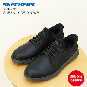 ★10/25限定!P最大31倍&最大100%ポイントバック!?【返品交換送料無料】SKECHERS SLIP-INS スケッチャーズ スリップインズ GARZA - CARLYN WP ガルザ-カーリン ウォータープルーフ ブラック メンズ