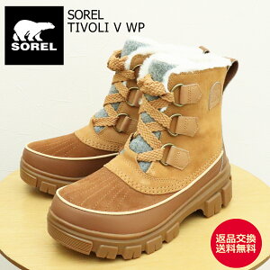 ��4/6-11����I�|�C���g�ő�38�{�I�v�G���g���[�I�y�ԕi�������������zSOREL �\���� ���f�B�[�X TIVOLI V WP �e�B�{��5 �E�H�[�^�[�v���[�t Tawny Buff Velvet Tan �g�[�j�[ �o�t �x���x�b�g �^�� �C �V��
