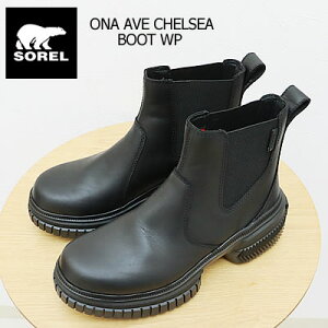 11/5IPő31{ő100|CgobNIHyԕizSOREL \ fB[X ONA AVE CHELSEA BOOT WP I[GkG[ Axj[ u[c EH[^[v[t BLACK ubN C V