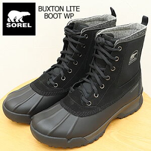 ��5/18����IP�ő�32�{���ő�100���|�C���g�o�b�N�I�H��SOREL �\���� BUXTON LITE BOOT WP �o�N�X�g�����C�g �u�[�c �E�H�[�^�[�v���[�t Black, Black �u���b�N,�u���b�N �C �V���[�Y �E�B���^�[ �h�� �h