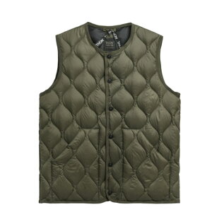 ��10/15����IP�ő�39.5�{���ő�100���|�C���g�o�b�N�I�y���[�zTAION �^�C�I�� MILITARY CREW NECK DOWN VEST �~���^���[ V�l�b�N �N���[�l�b�N �_�E�� �x�X�g-�\�t�g�V�F�� ���j�Z�b�N�X �C���i�[�_�E�� 