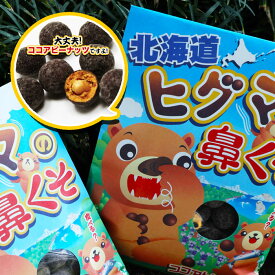 北海道 ヒグマの鼻くそ ココアピーナッツ「1個」ギフト プレゼント 北海道お土産 面白 お菓子 コムドット
