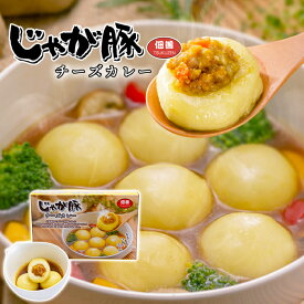 佃善 じゃが豚 チーズカレー【凍】 チーズカレー味の肉団子まんじゅう お土産 北海道 じゃが豚 スープ おいしい レシピ 作り方 冷凍 簡単 空港 物産展 人気 北海道産じゃがいも 豚肉 使用 札幌 惣菜 鍋料理 和風 中華 鍋 まとめ買い 父の日 母の日 プレゼント グルメ