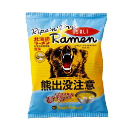藤原製麺 熊出没注意 ラーメン 塩味 10食入 送料込 常 北海道 お土産