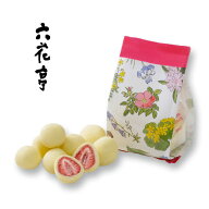 六花亭 ストロベリーチョコホワイト 袋タイプ（60g） 北海道お土産 お取り寄せ まとめ買い いちご ドライ…