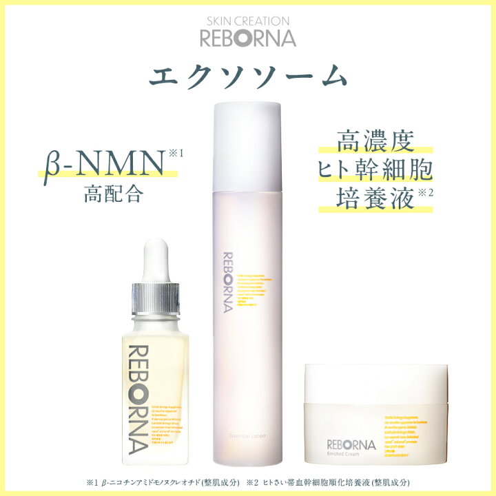 楽天市場】【今ならポイント20倍】REBORNA 3step kit NMN 高含有 ヒト 