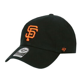 【SALE！】47 キャップ ジャイアンツ メンズ レディース クリーンナップ SAN FRANCISCO GIANTS CLEAN UP CAP フォーティーセブン MENS LADIES 帽子 ブラック ローキャップ メジャーリーグ MLB