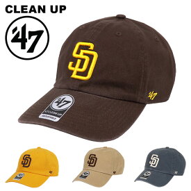 【SALE！】47 キャップ サンディエゴ・パドレス SAN DIEGO PADRES クリーンナップ メンズ レディース 帽子 フォーティーセブン MLB メジャーリーグ
